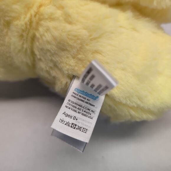 Squishable Peeled Banana Plush Smiling Face Stuffed Toy Beanbag - Picture 9 of 9